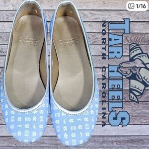 TAR HEELs UNIV. OF N.C. CUSTOM MADE BALLET FLATS from JULIAN'S, CHAPEL H…